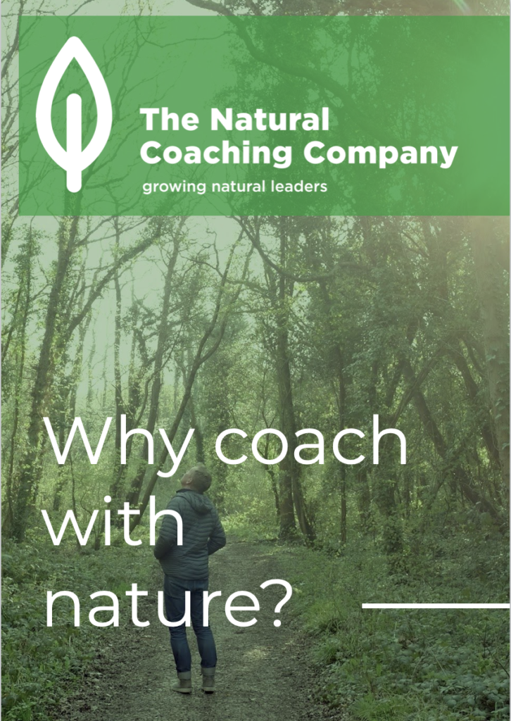 Why coach in nature - cover. The Natural Coaching Company