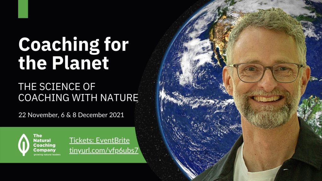 Coaching for the Planet event poster