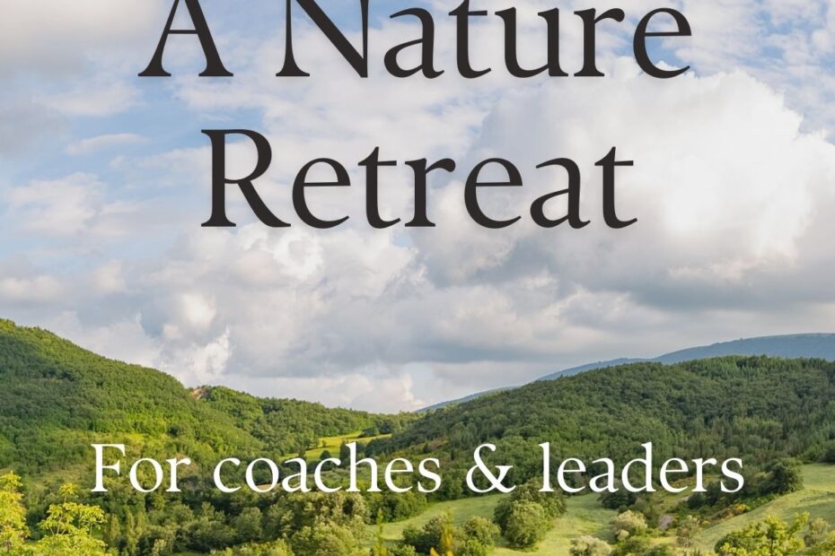 A nature retreat for coaches and leaders - mountains and sky