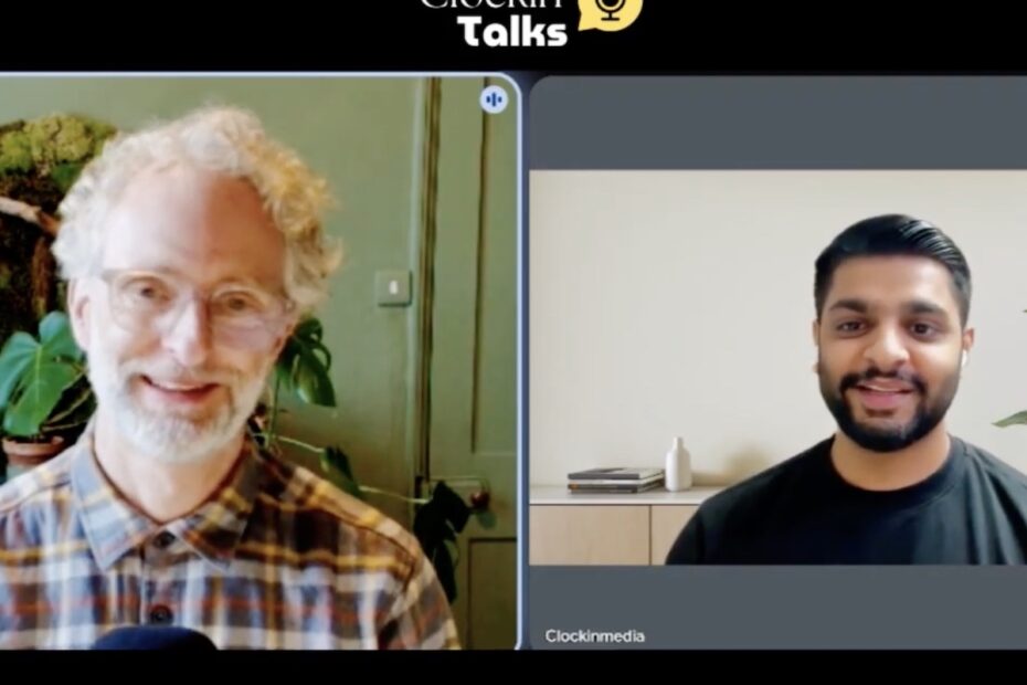 white man brown skinned man smiling on video call